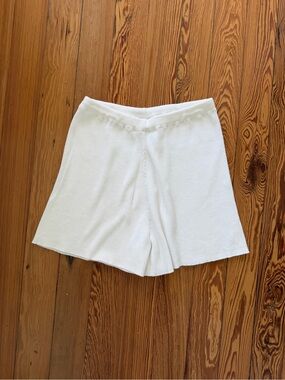 Legoe Heritage Maternity Knit Cream Shorts